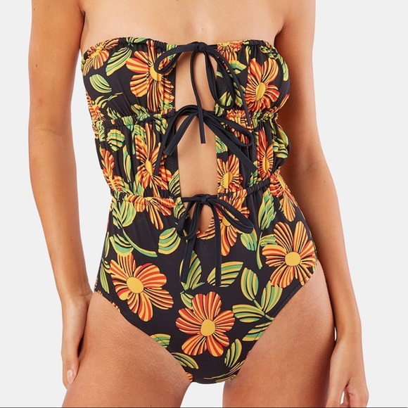 Anthropologie Other - NWT SOLID & STRIPED Paula swim In Groovy floral size XS